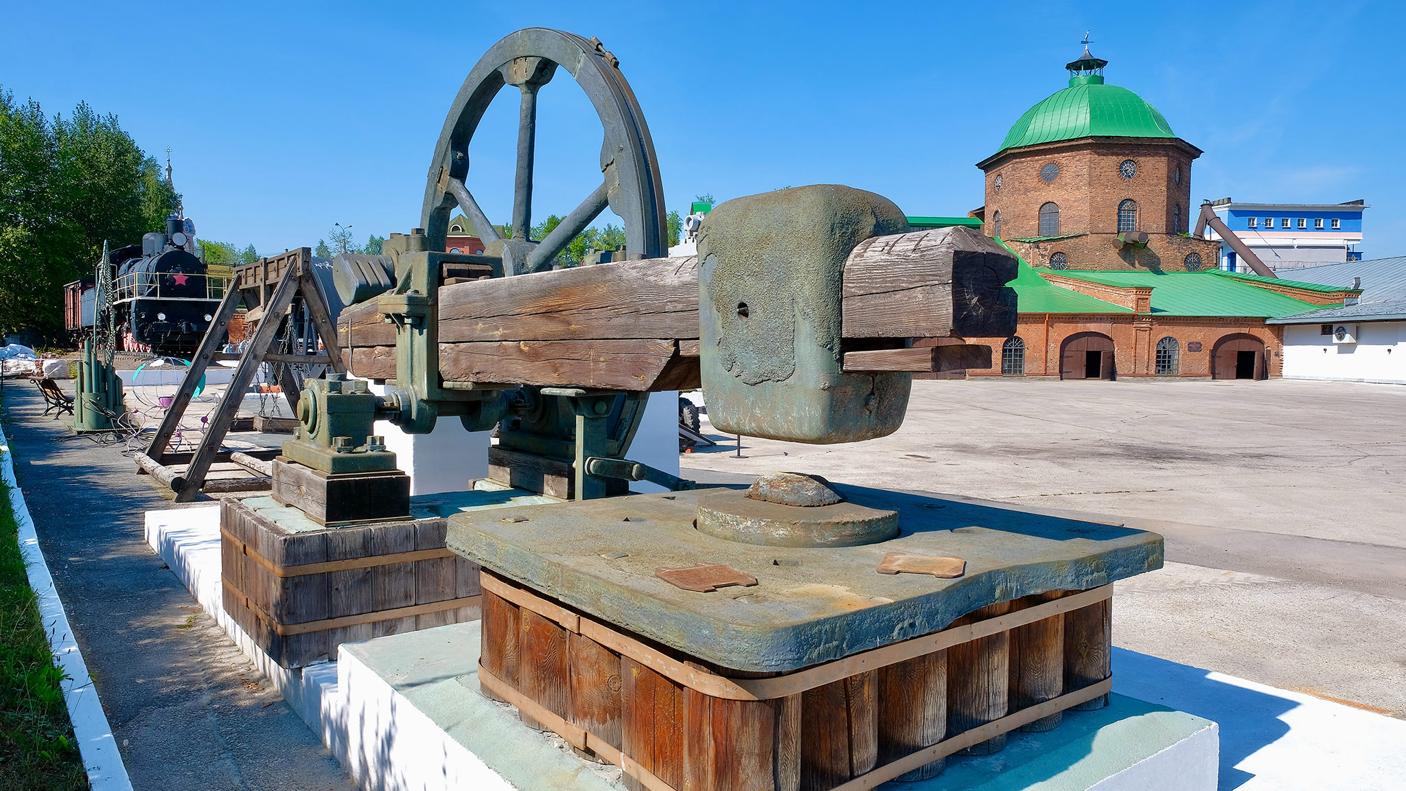 Северская доменная печь с литейным двором 1860 год. Полевской (Severskaya Blast Furnace Museum, Polevskoy)